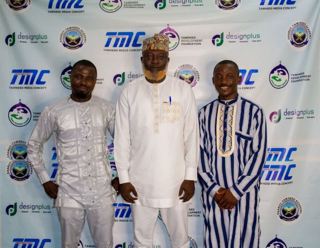 Community leaders at a Tawheed Development Foundation outreach event
