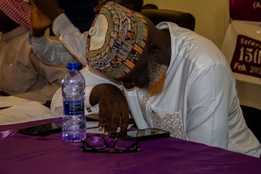 Elder participant at the Tawheed Centre Marriage Seminar counselling program