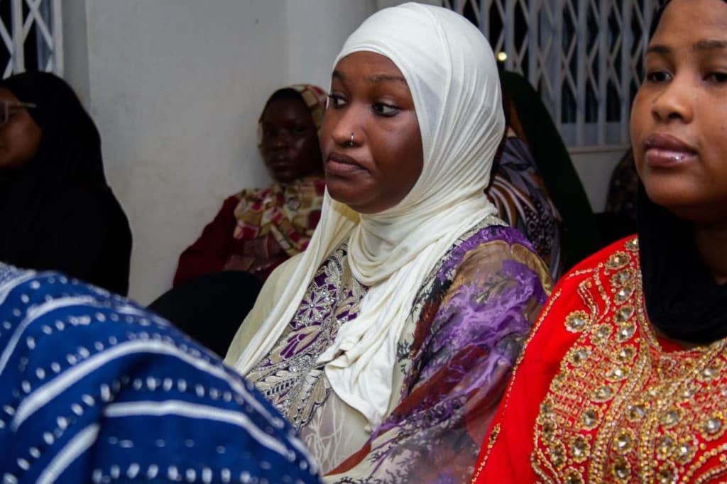 Women attending a DATEX counselling and guidance program session