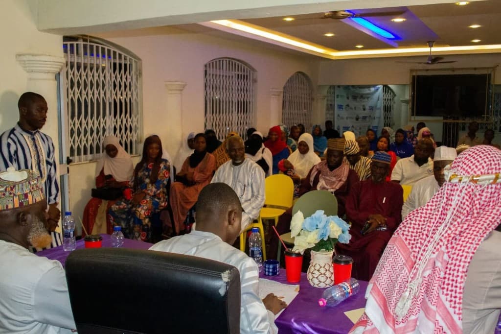 Community fellowship at the Eidul Fitr Family Retreat in Takoradi