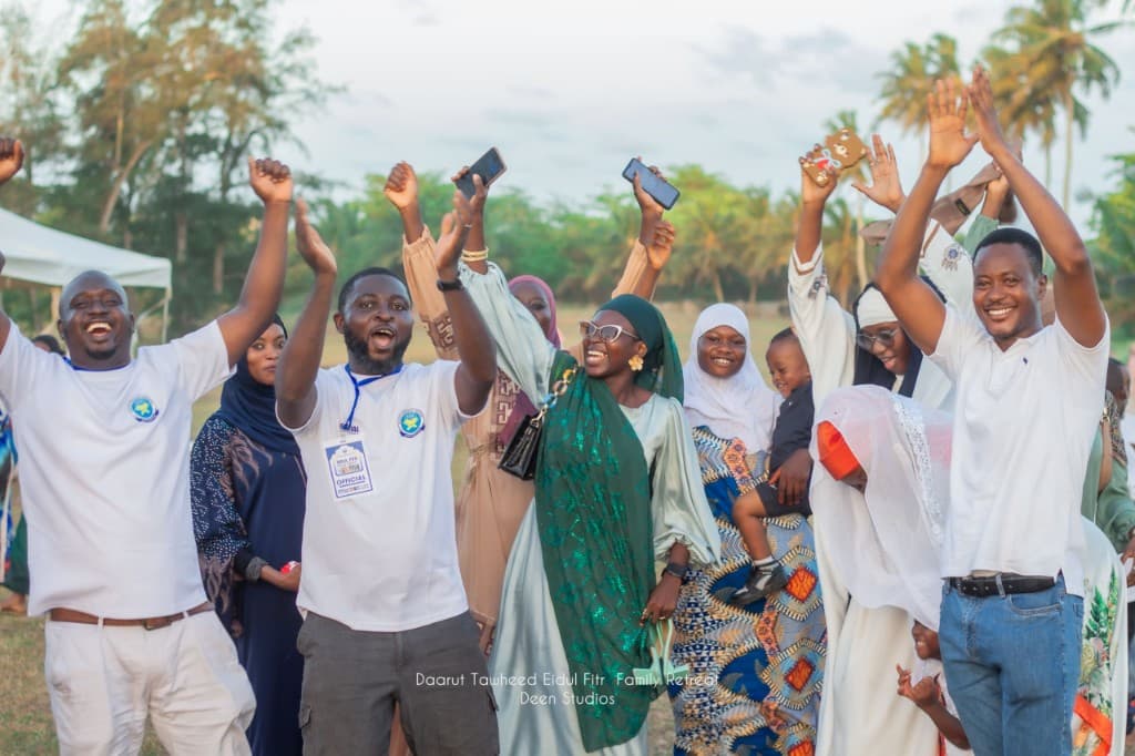 Joyful community moment at the Eidul Fitr Family Retreat
