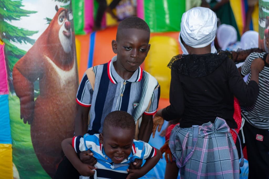 Under the Event Tent at the Daarut-Tawheed Eidul Fitr Family Retreat in Takoradi