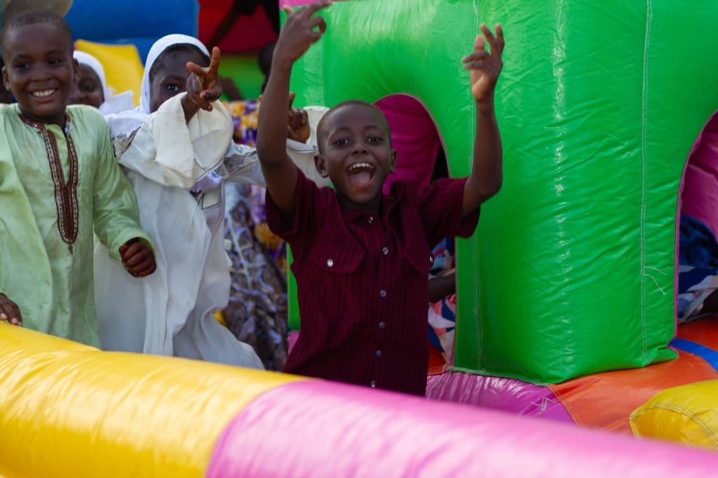Inflatable Play Area at the Daarut-Tawheed Eidul Fitr Family Retreat