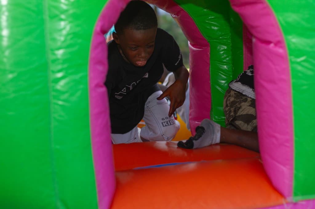 Inflatable Play Area at the Daarut-Tawheed Eidul Fitr Family Retreat