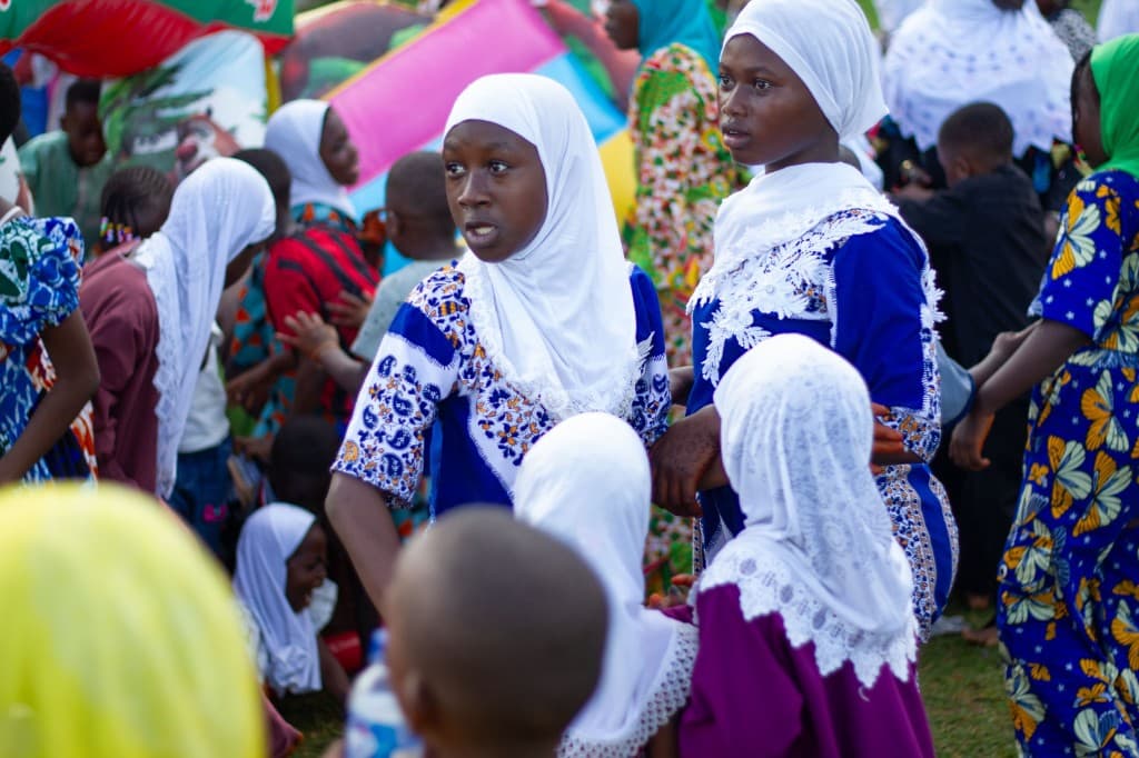 Under the Event Tent at the Daarut-Tawheed Eidul Fitr Family Retreat in Takoradi