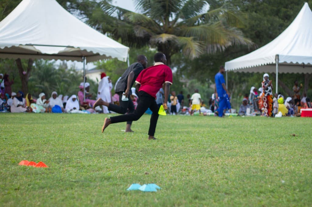Under the Event Tent at the Daarut-Tawheed Eidul Fitr Family Retreat in Takoradi