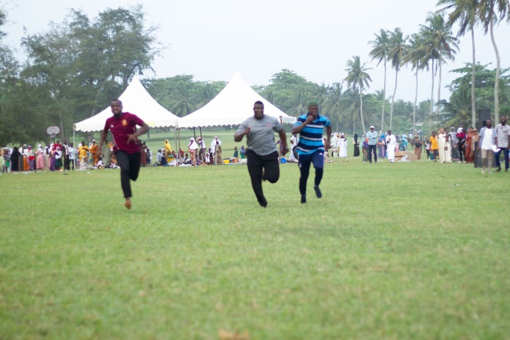 Under the Event Tent at the Daarut-Tawheed Eidul Fitr Family Retreat in Takoradi