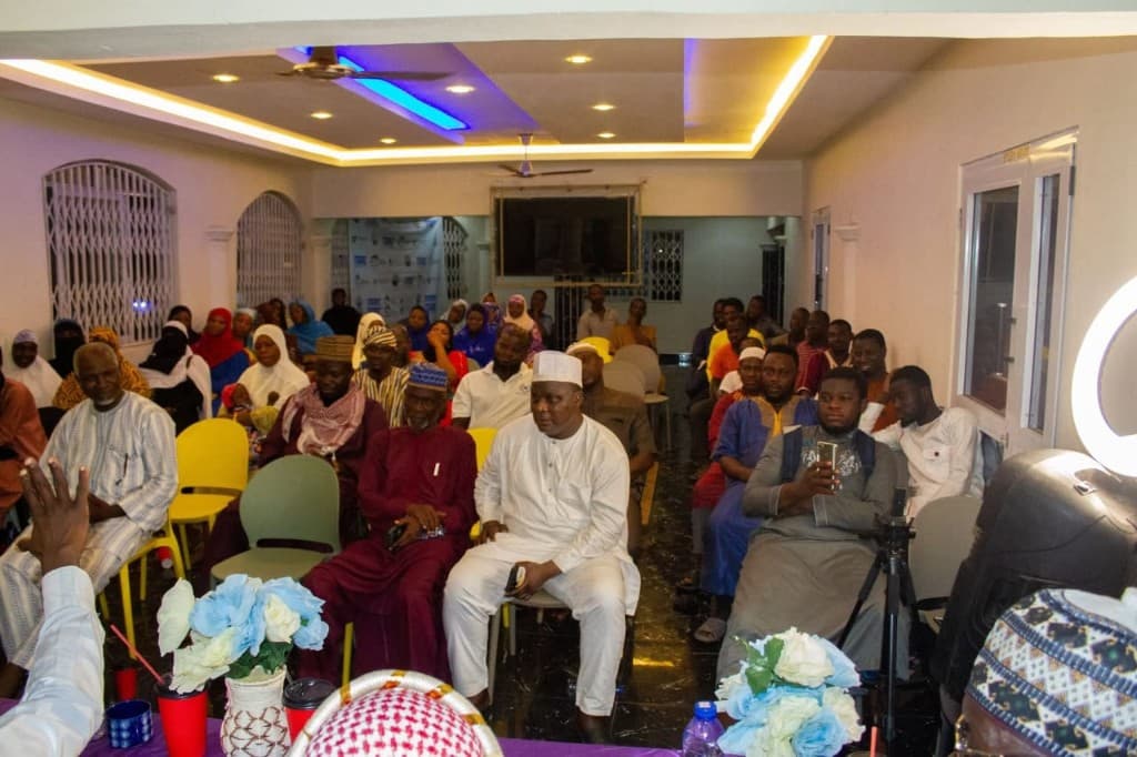Community members seated at a DATEX Marriage Seminar in Takoradi