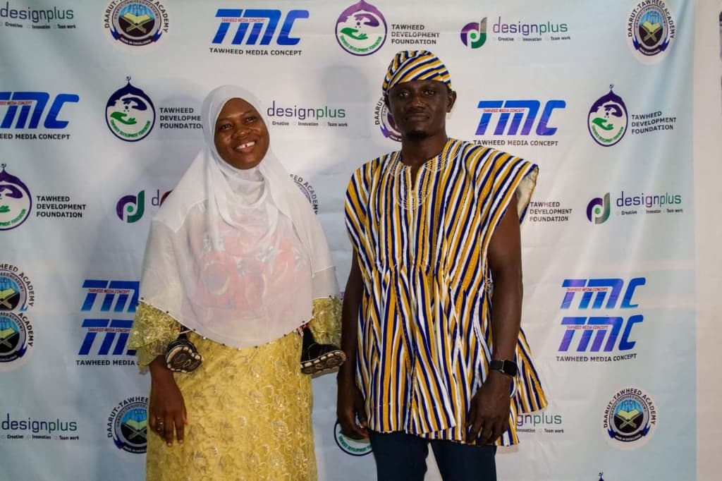 Community couple at a Daarut-Tawheed Academy outreach gathering